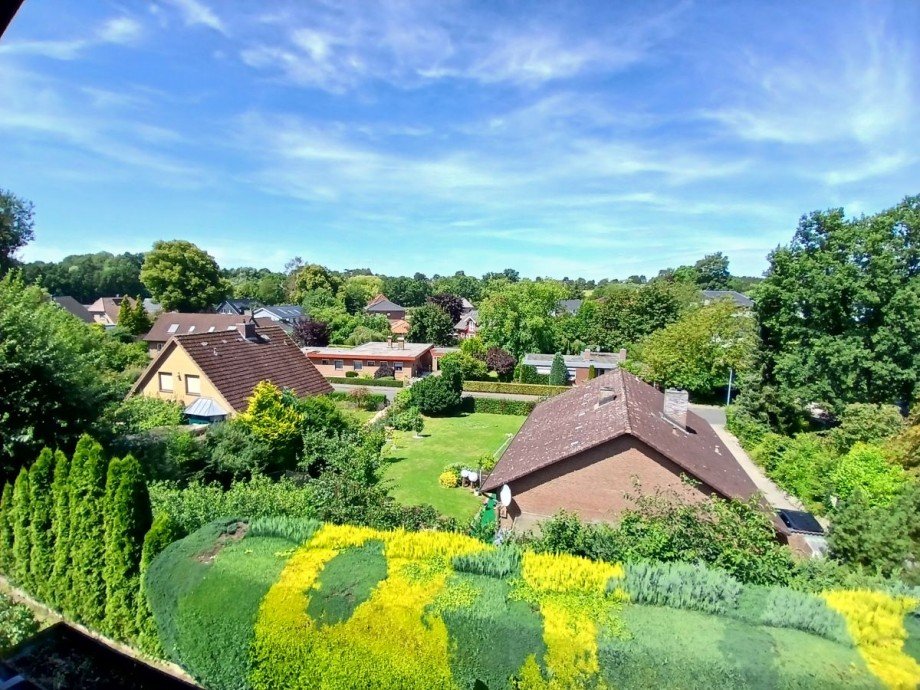Blick von der Loggia Einfamilienhaus Ratzeburg