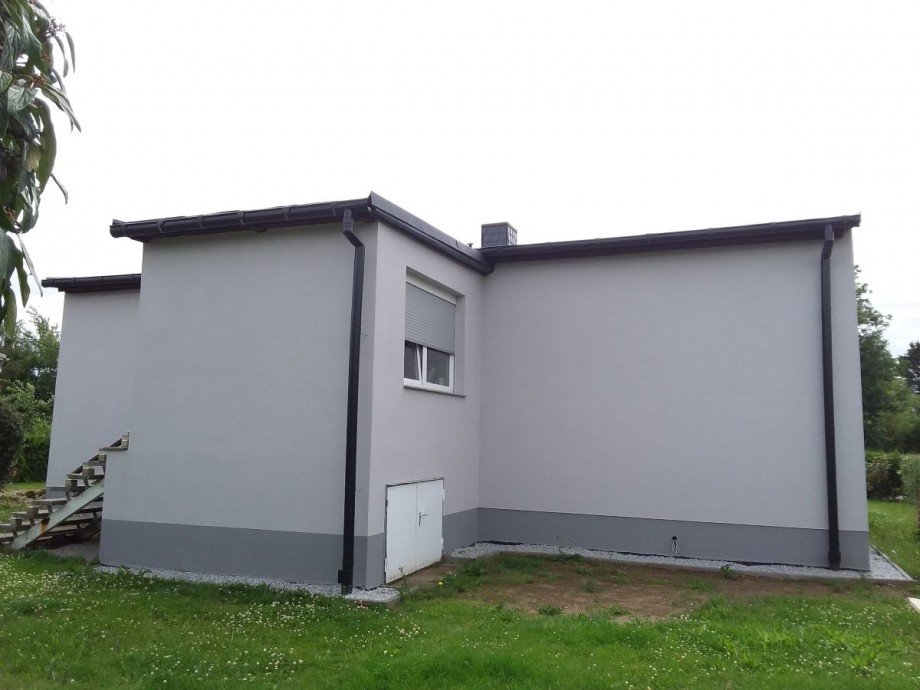 R�ckansicht Einfamilienhaus Mallentin