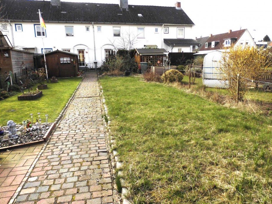 Gartenansicht Reihenmittelhaus L�beck
