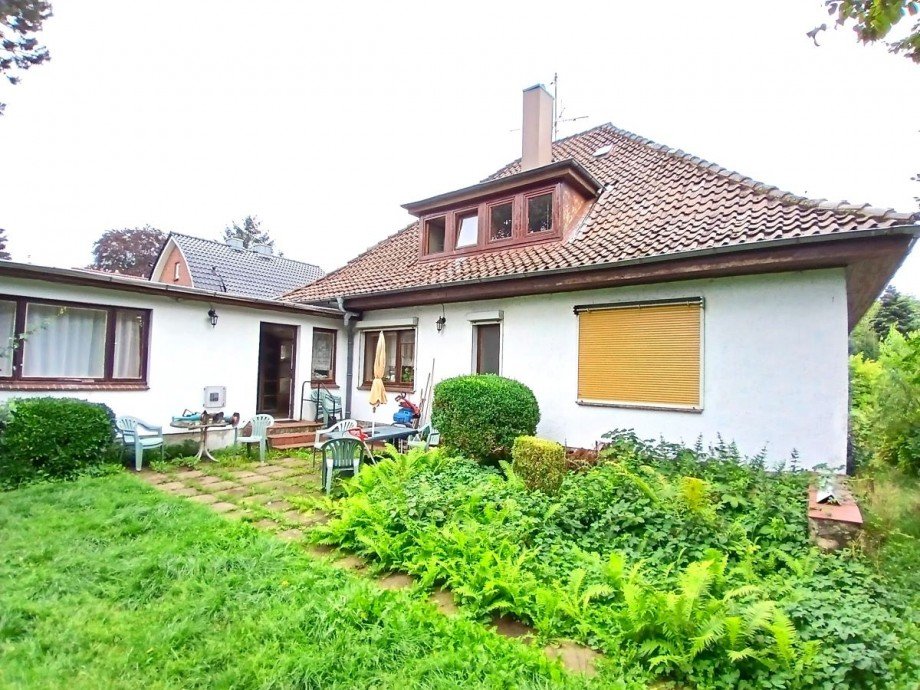 R�ckansicht Einfamilienhaus Reinfeld